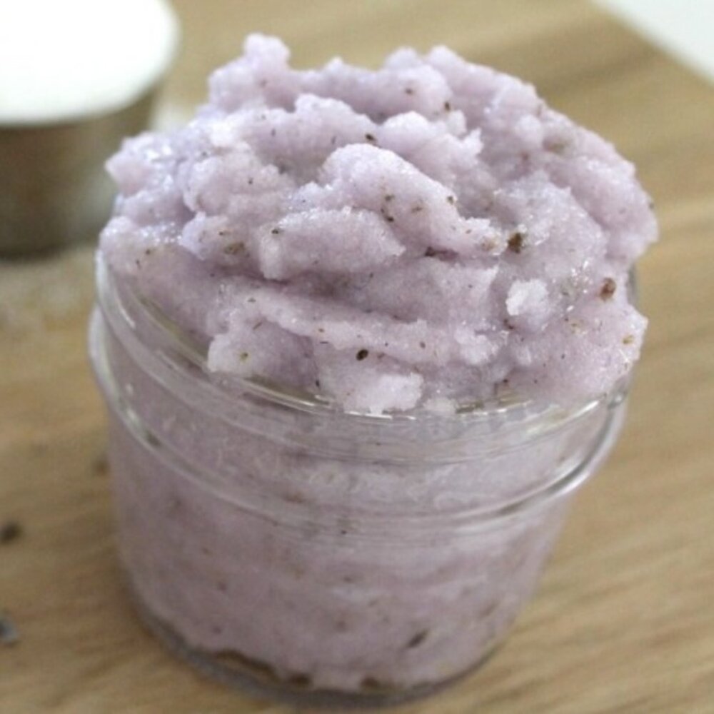 🪻Homemade Lavender Sugar Scrub